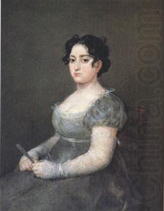 Francisco de Goya The Woman with a Fan (mk05) china oil painting image
